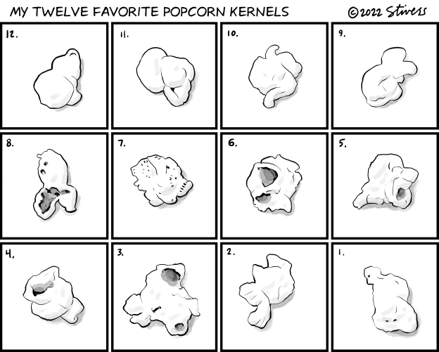 My 12 favorite popcorn kernels